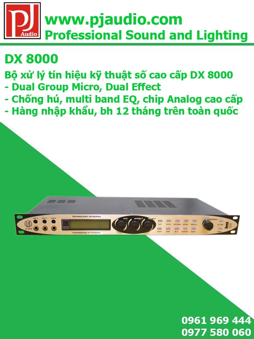 pjaudio DX 8000